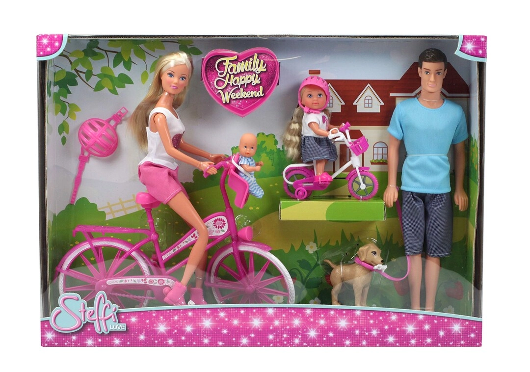 Simba Steffi 29 cm + Evi 29 cm + Timmy 29 cm + Family Baby 29 cm