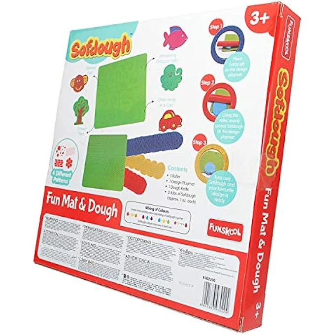 Fundough - Mat And Doh - 24 pcs 3+ years