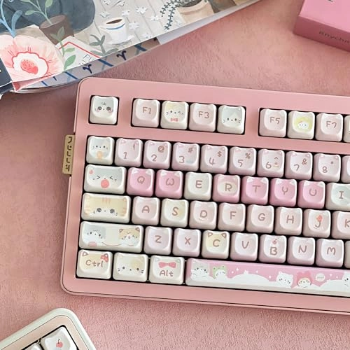 Mao Height Cat Shape Theme keycaps - NO