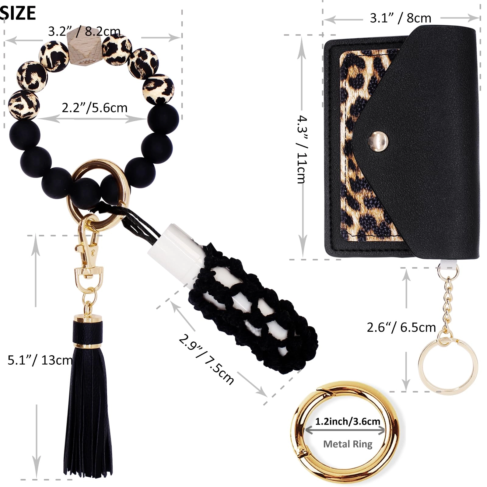Silicone Key Ring Bracelet - Car