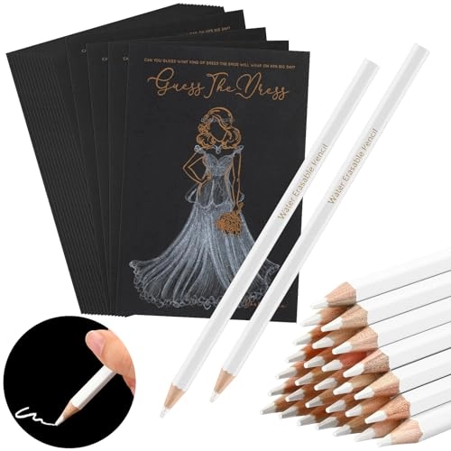 Guess The Dress Bridal Shower Games - 30 pieces