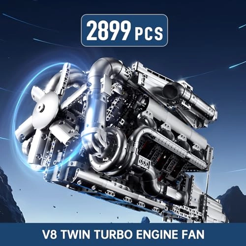 10168 Technik V8 Engine - 2899 pcs