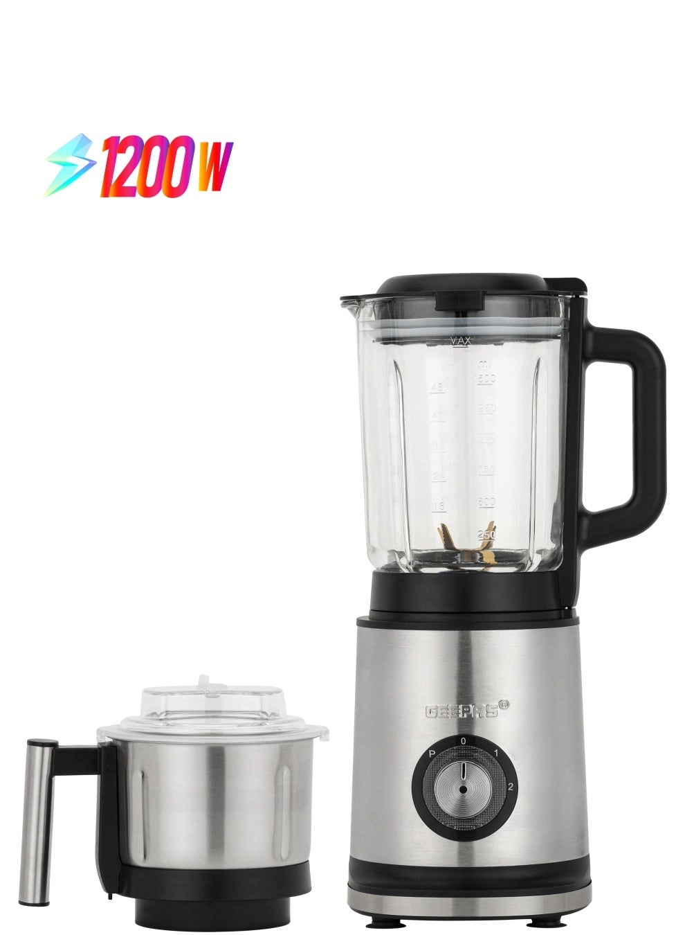 GEEPAS 2-in-1 Professional Blender - 1200W