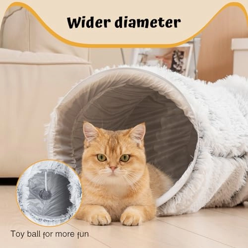 Cat Tunnel - 100L x 100W x 30H centimeters Polyester