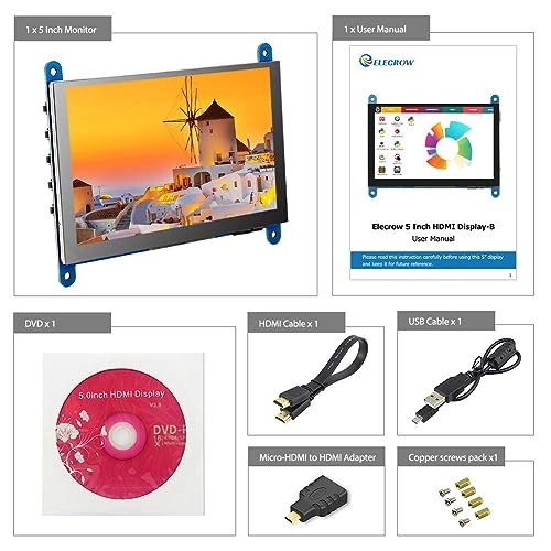 Touch Screen Monitor - 800x480 5 Inches