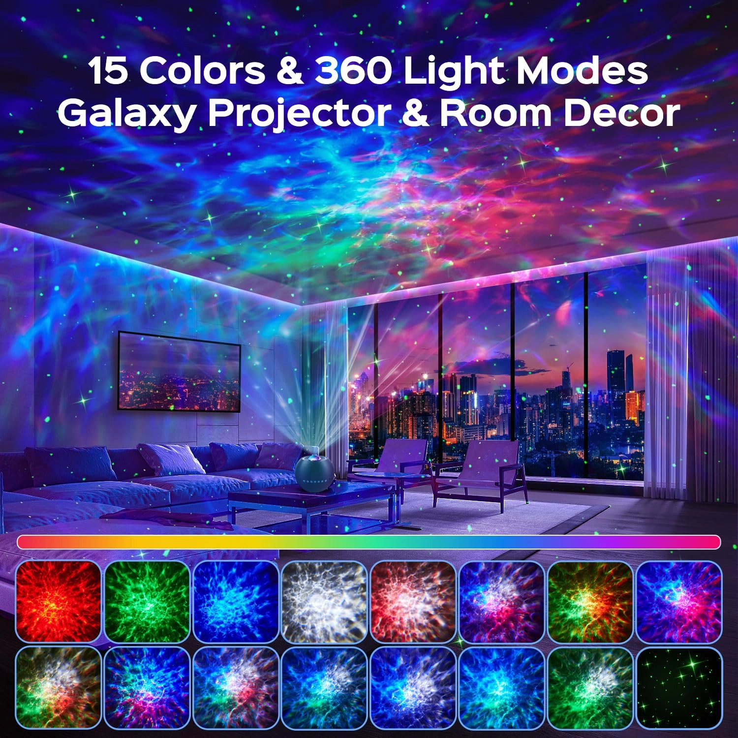 Galaxy Projector - 4 IN 1 Pink