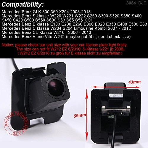 CCD car rear view camera - Night Vision Wireless 1280 x 720 pixels