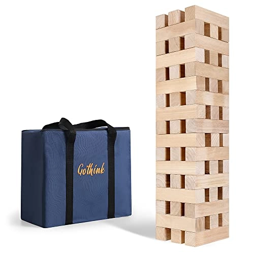 Giant Tumble Tower - Large 60pcs Wooden Carrying Bag