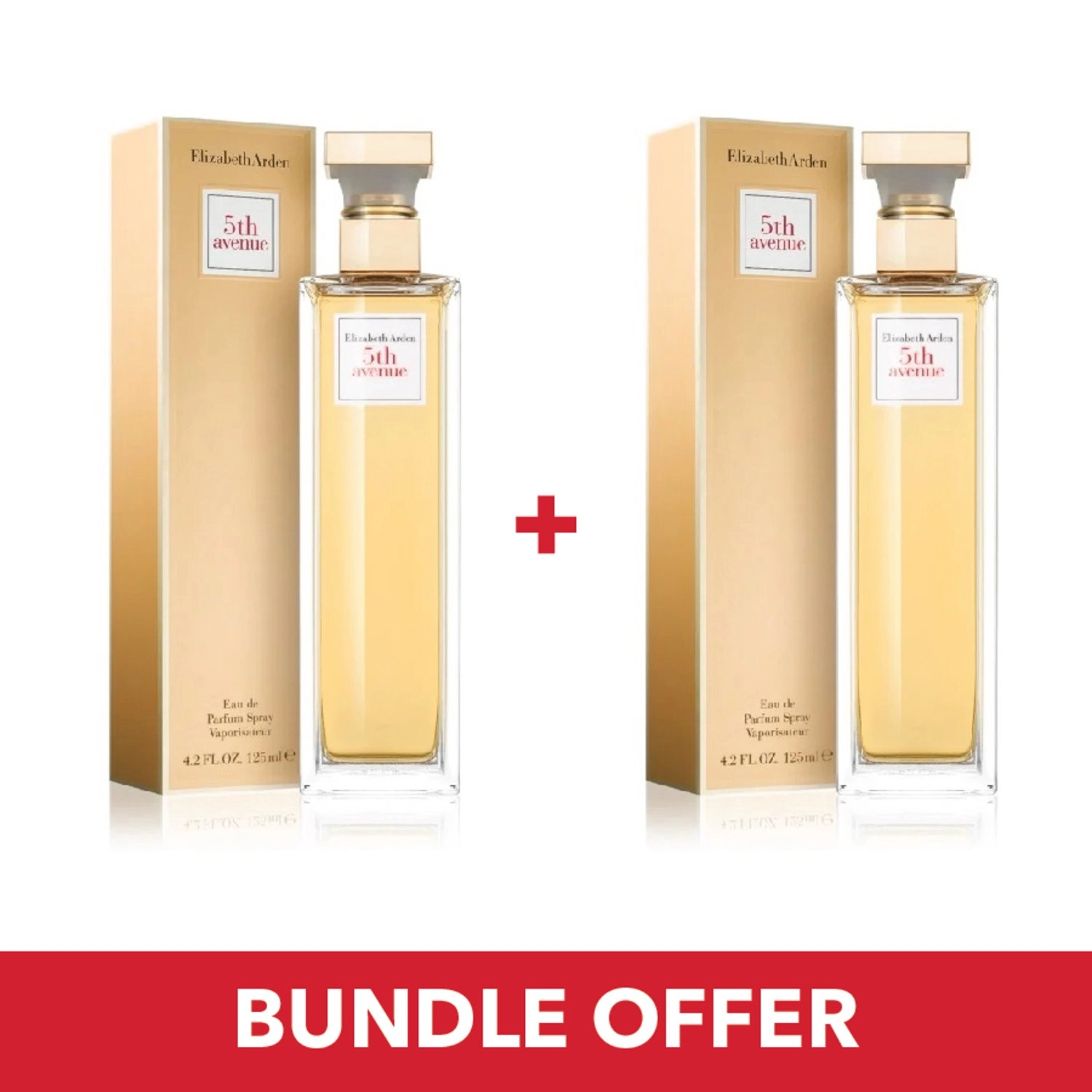 Elizabeth Arden 5th Avenue Eau de Parfum 125 ml x 2 Bundle