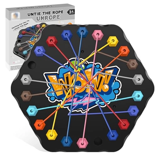 Brainy Kn-ots Rope Detangling Game - Black