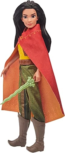 Raya Fashion Doll - 5 points of articulation long, brown hair Ages 3+