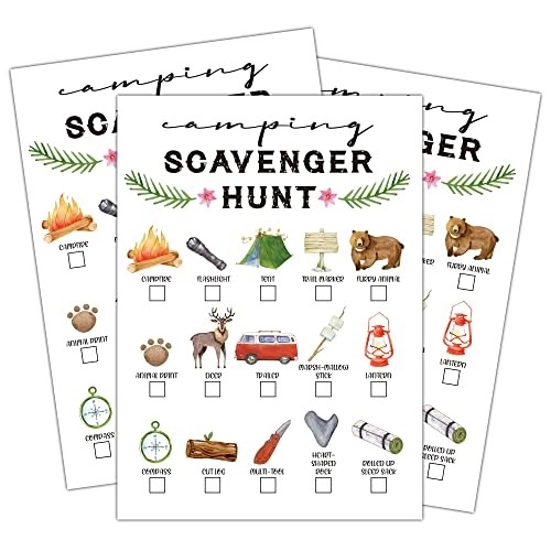 HEZNZXQ Scavenger Hunt Game - 30 pieces