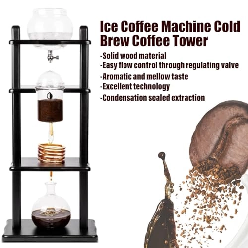 Cold Brew Drip Coffee Maker - 800ml High Borosilicate Glass
