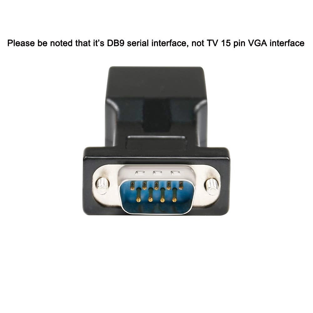 DB9 to RJ45 Serial Adapter - RS232 Male