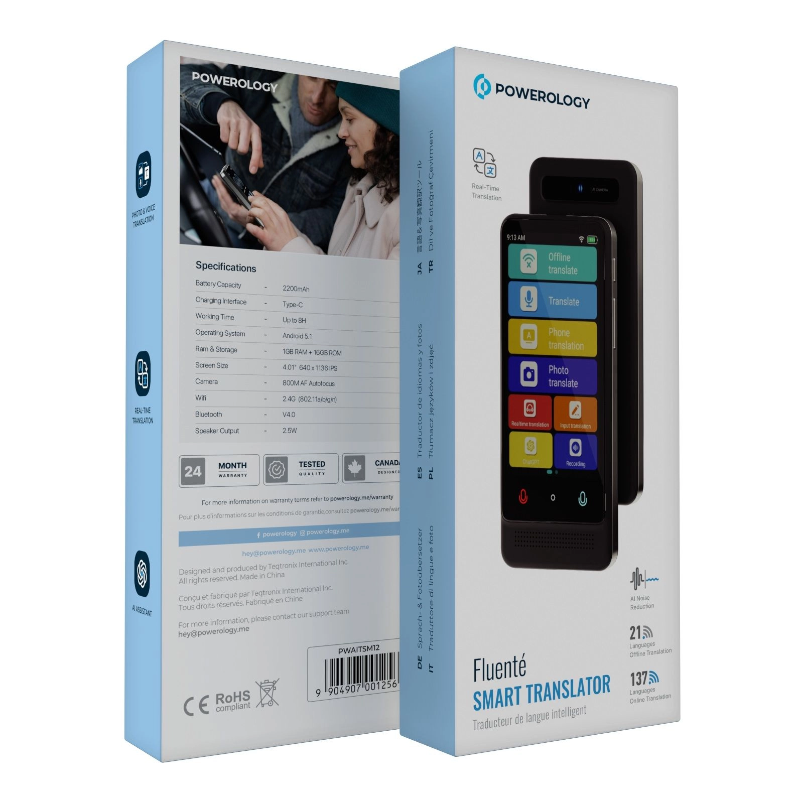 Fluente Smart AI Translator - 21 16GB