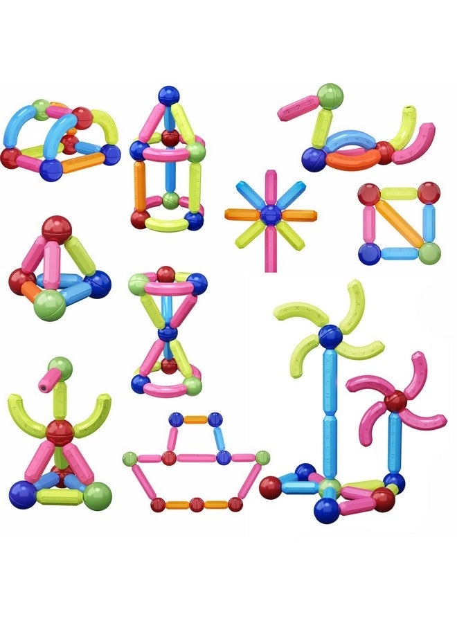 SPARTAN KIDS Magnetic Building Sticks - Educational for 3+ Years Old