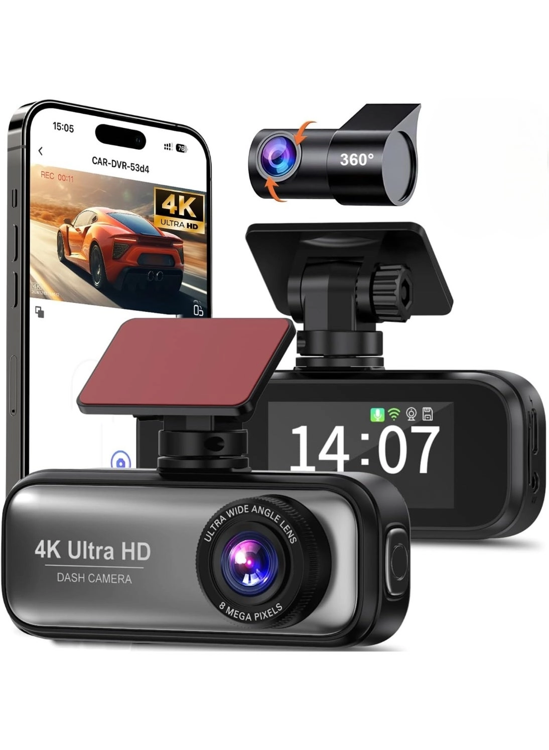 BlueFire Discovery Dash Camera - 2160P