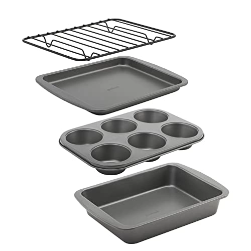 GoodCook Sheet Pan + Baking Rack + Oven Pan + Muffin Pan