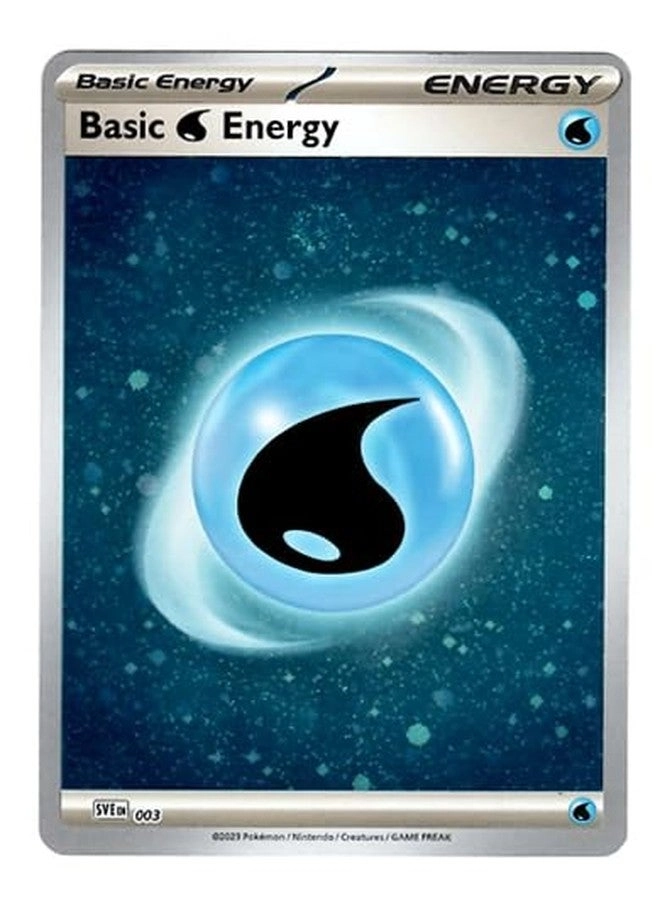 Pokémon Water Energy Card SVE 003