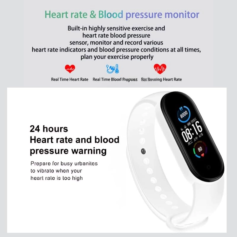 R5 Pro - SpO2 Heart Rate Sleep Monitor