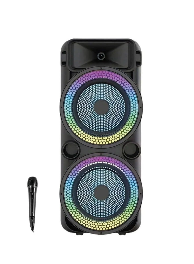 HI-FI Speaker - 8INCH RGB With Mic