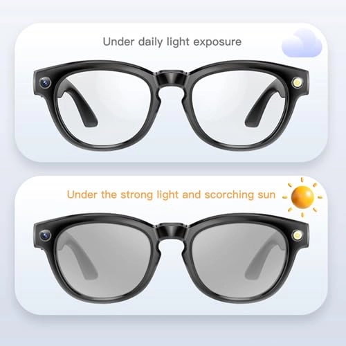 Ai Translator Smart Glasses - Bluetooth 11 Languages Color Change Lenses