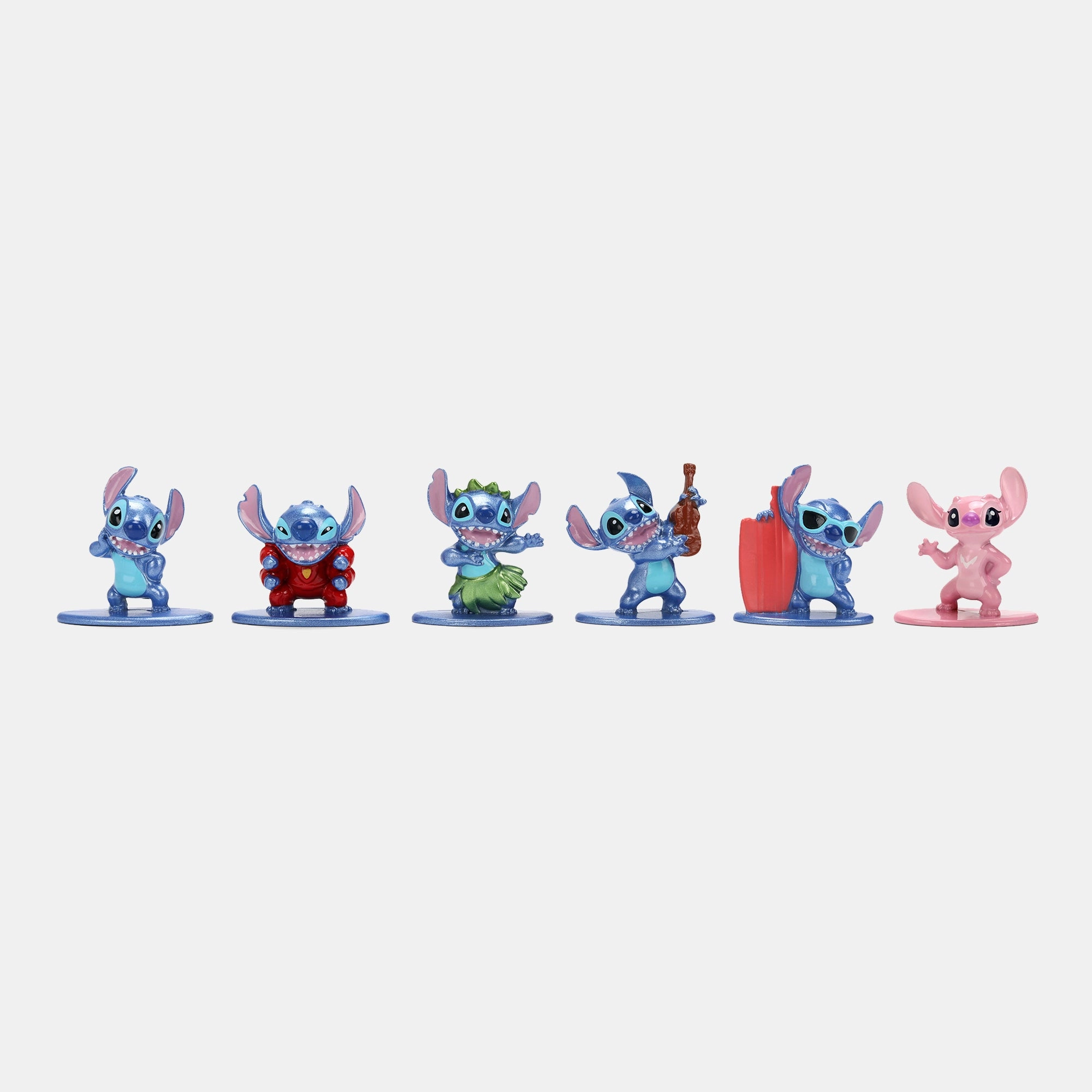 Stitch Nano Diorama Pack - 8+ Stitch 6 pcs - Lilo & Stitch
