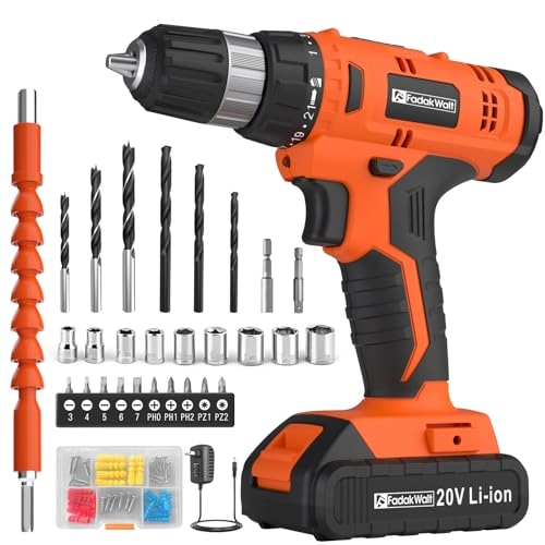 Cordless Drill Set - 2 Amp Hours 20 Volts