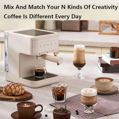 Multifunctional Electric Coffee Machine - 20Bar Steam Wand