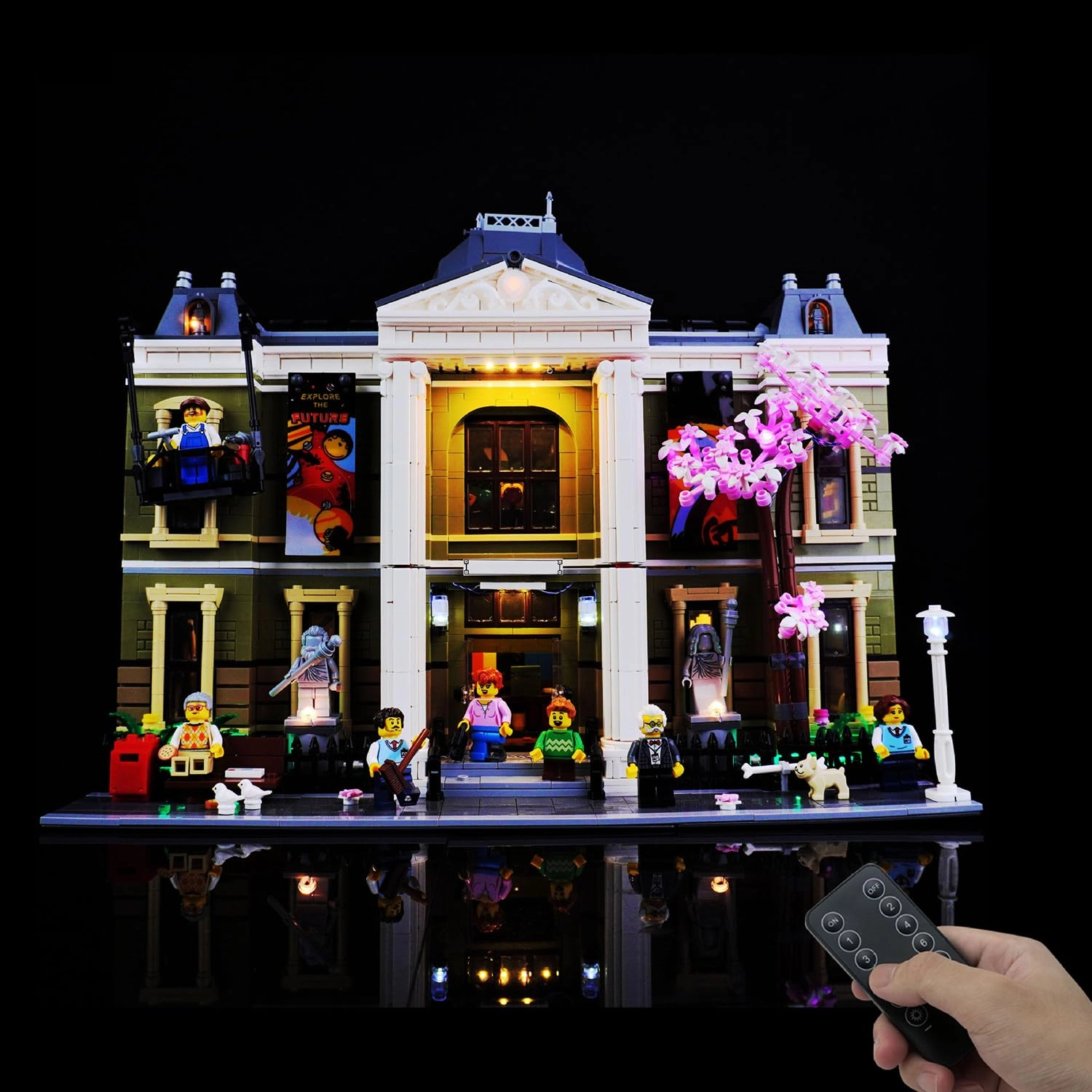 Shengor Led Lighting Kit for LEGO 10326 Museum Set - Remote Control