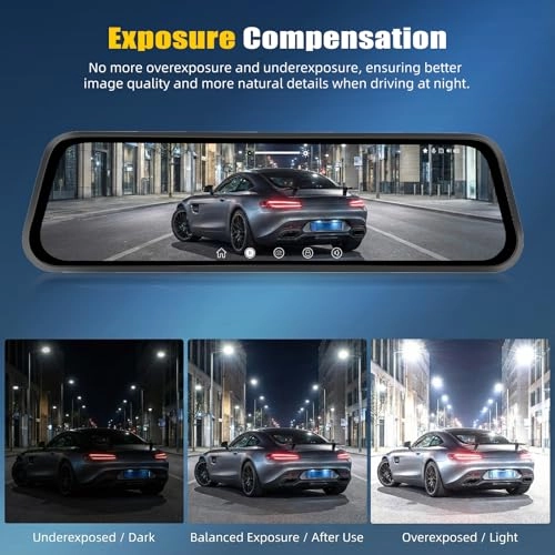 Mirror Dash Cam - 1920*1080P 30FPS