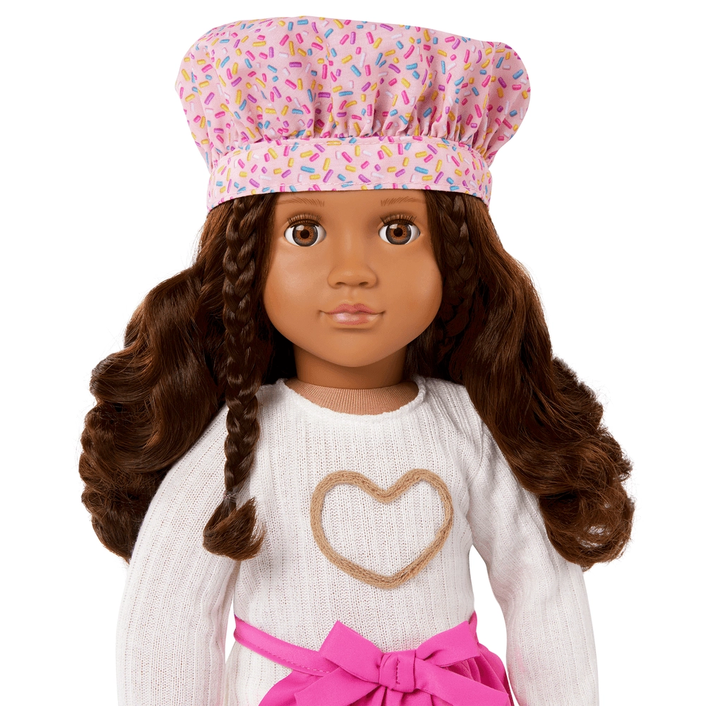 Paola Deluxe Baking Doll With Book Playset - 18-inch Ages 3+