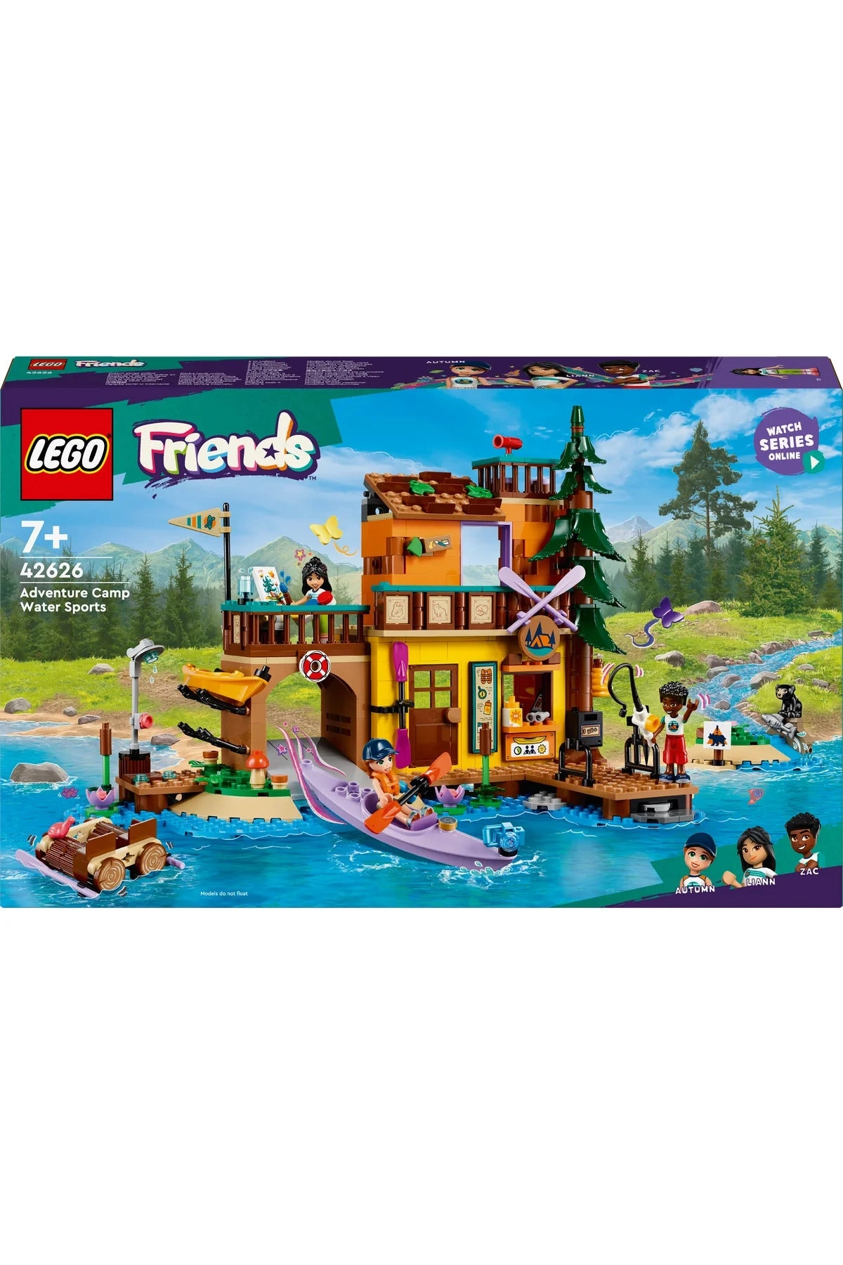 Friends Adventure Camp Water Sports (42626) - Multicolor 3 Mini-Doll Characters