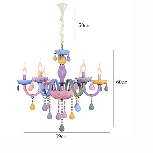 Macaron Chandelier - E14 6 Arms 69*60cm