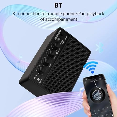 Electric Guitar Amp - 10W Rechargeable 3.7V 2000mAh