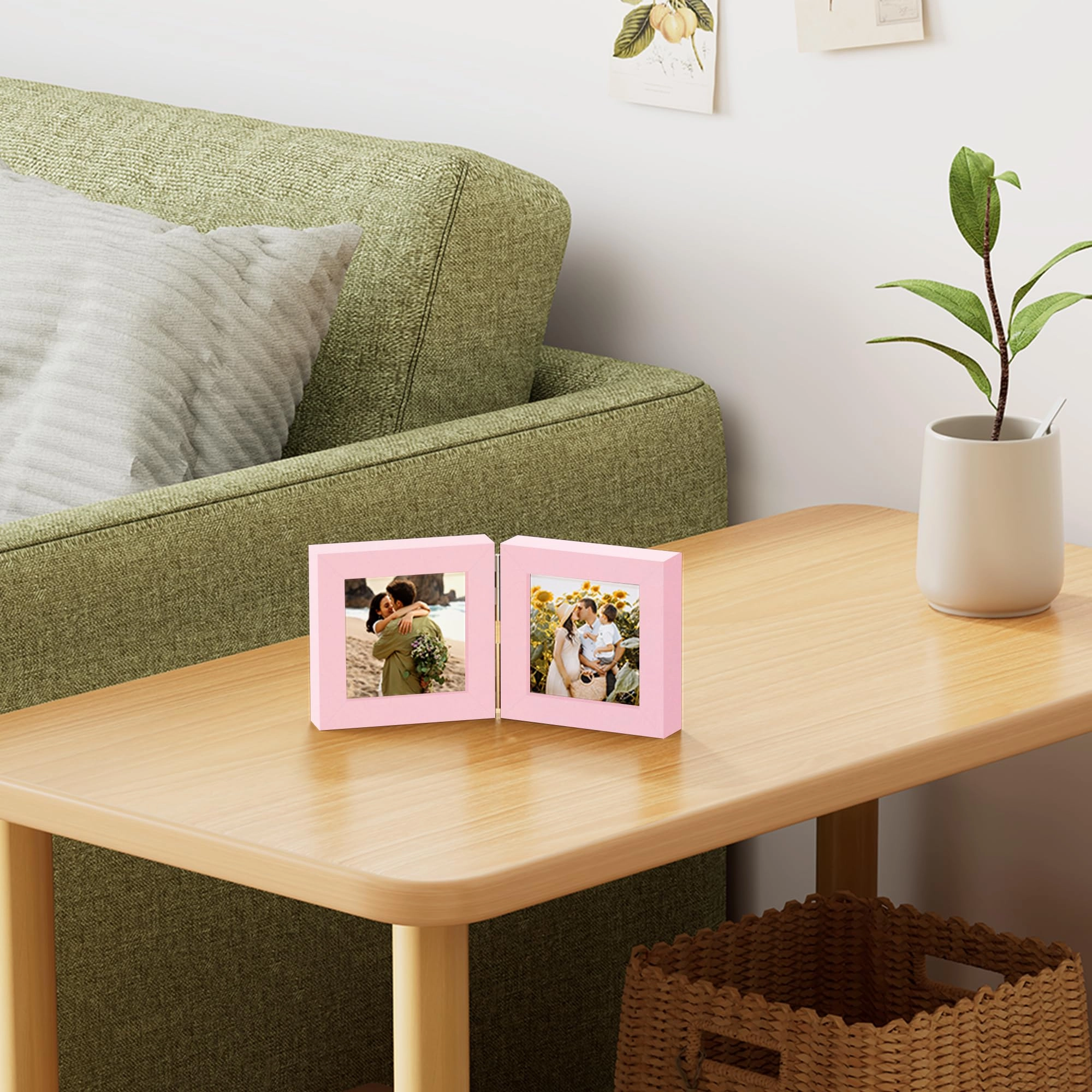 Double Picture Frame - 4x4 2.0 Count