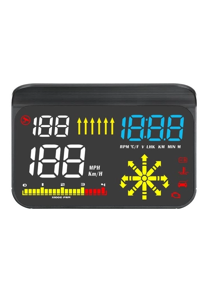 GULFLINK Head Up Display(HUD) - M15 5.5" LCD Black