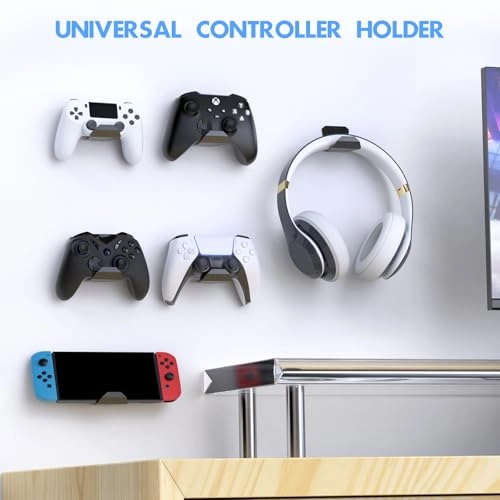 Controller Wall Mount Holder - PS5/PS4/Xbox/Switch