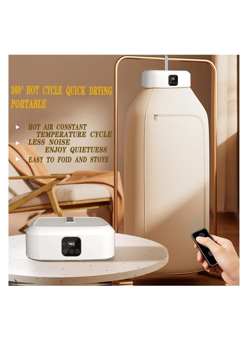 Portable Clothes Dryer - Foldable Remote Control Fast Drying