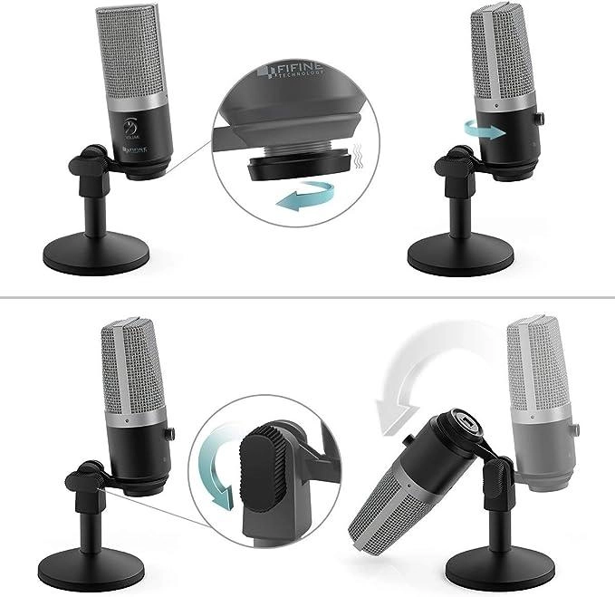 K670 3.5mm-Mini-Jack+USB Microphone