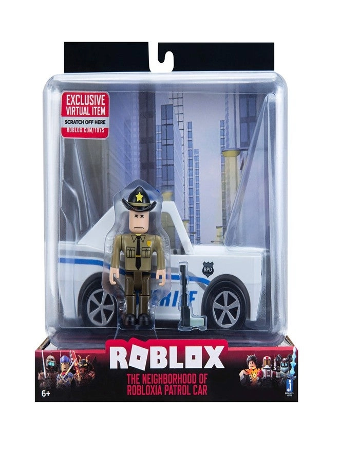 Neighborhood of Robloxia Patrol Car Vehicle - Includes Exclusive Virtual Item