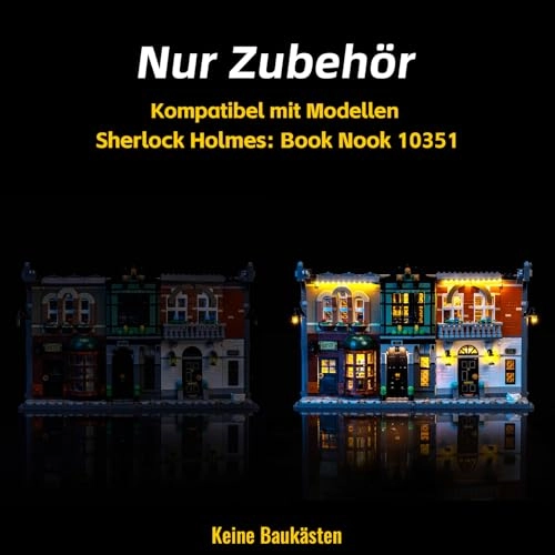 Remote Control Light Kit - 10351 Book Nook LED USB Charged