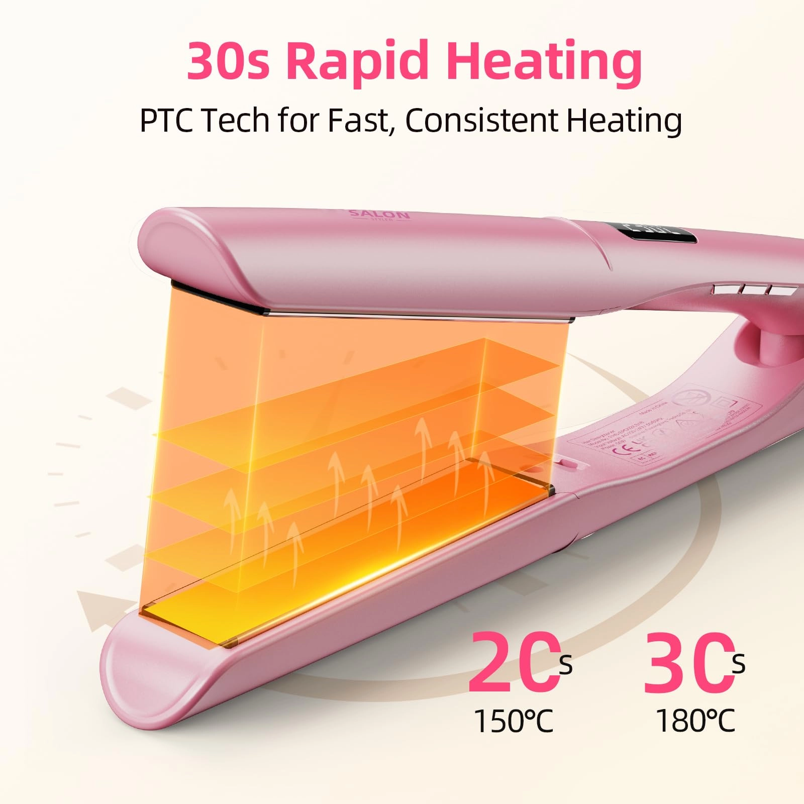 2 in 1 Hair Straightener and Curler