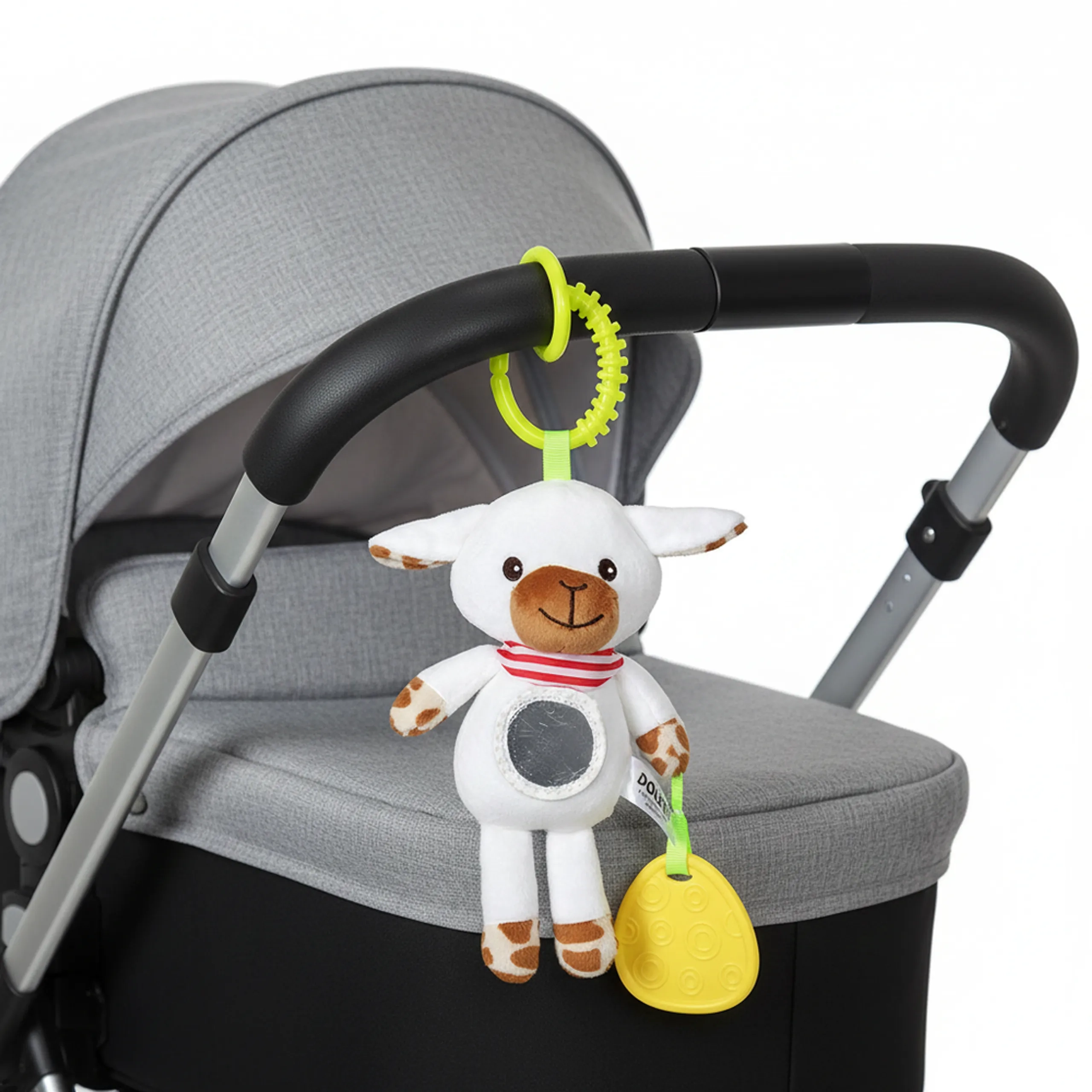 Plushie Stroller Toy - Suitable for 0 to 2 years Teether Clip