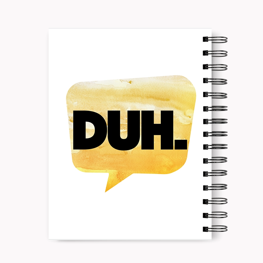 Spiral Notebook Hello A4 Hardcover