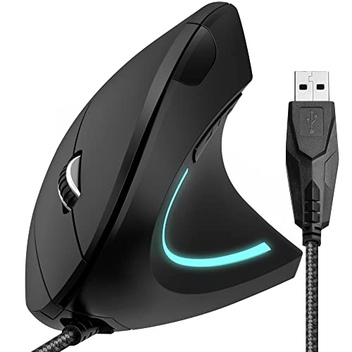 Ergonomic 12 Vertical Mouse - USB