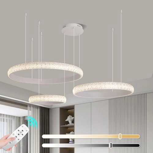 Modern LED Chandelier - 3000K-6000K Dimmable