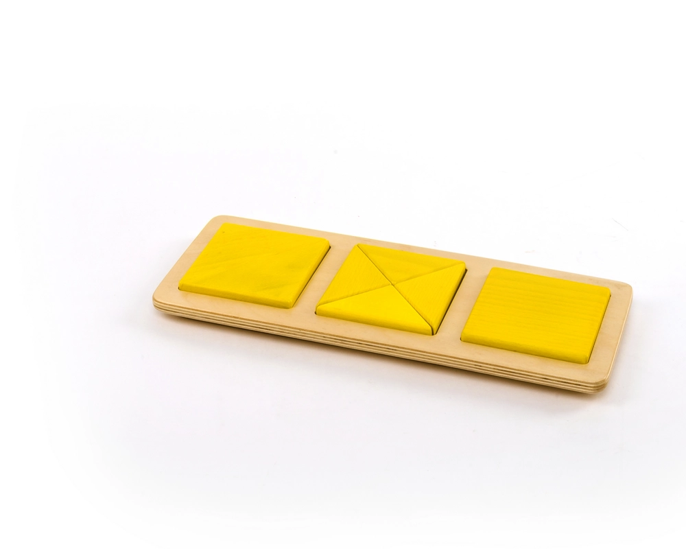 Squares And Triangles - Suitable for 12 months and above 8 Pcs