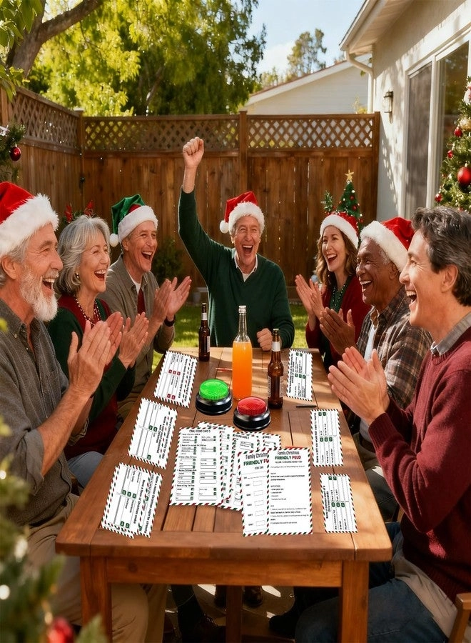 Christmas Friendly Feud Card Game