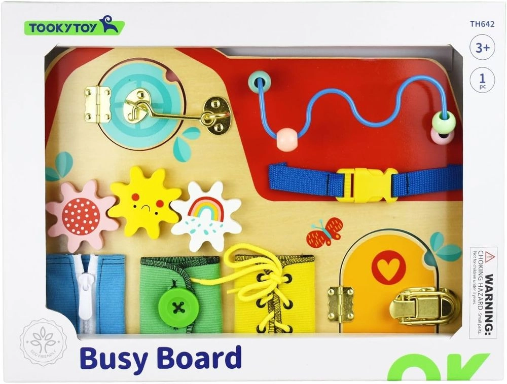 My Forest Friends Busy Board - Suitable for 3 years & above